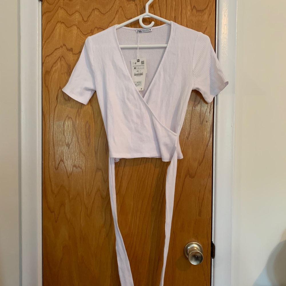 NWT Zara wrap top
